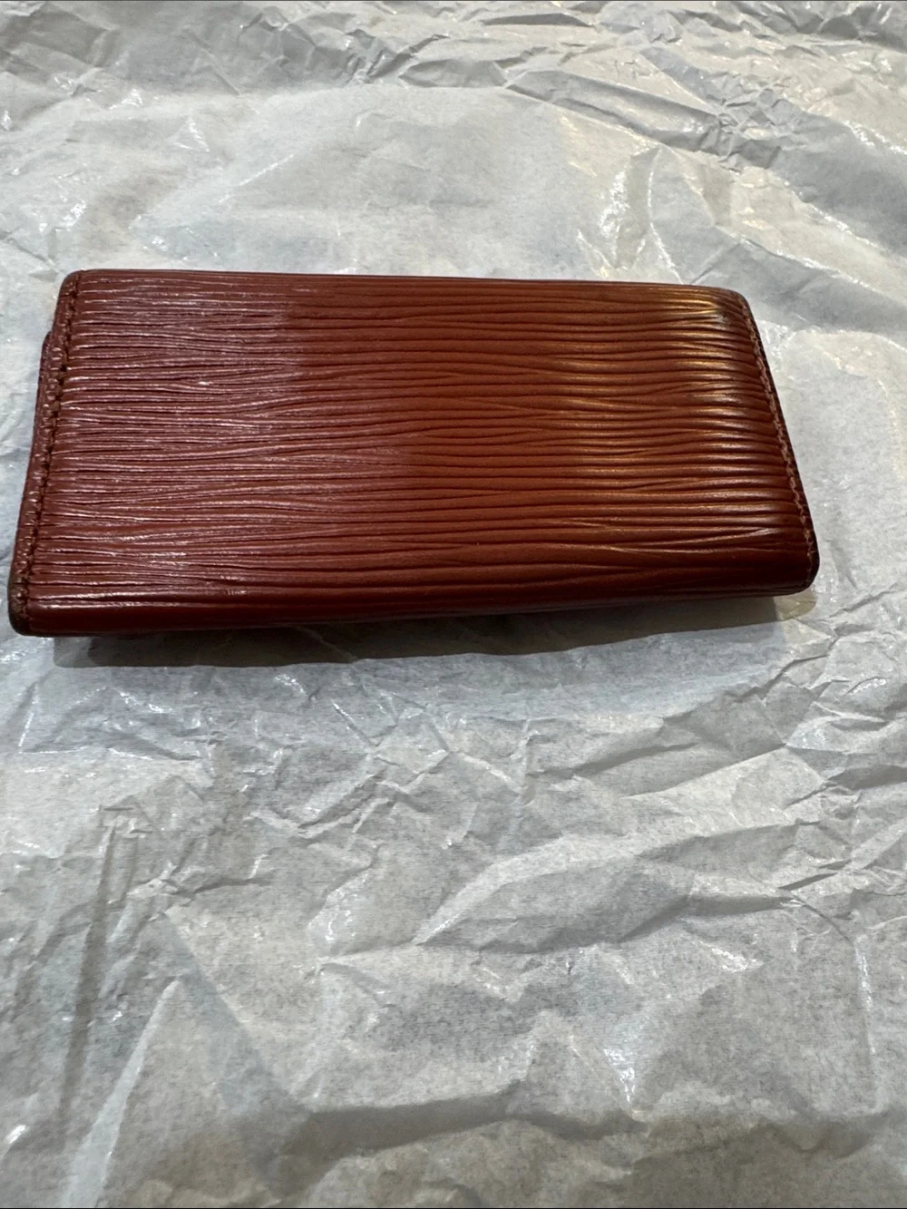 Louis Vuitton Brown Epi Leather Key & Card Holder